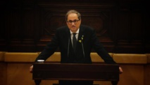 Quim Torra durante el debate de investidura Quim Torra durante el debate de investidura