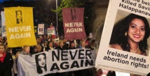Manifestantes a favor del aborto en Irlanda Manifestantes a favor del aborto en Irlanda