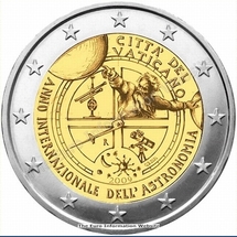 Puesta en circulación de euros acuñados por el Vaticano