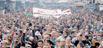 Manifestantes en Jordania