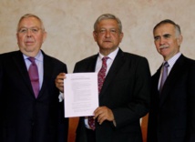 López Obrador con empresarios López Obrador con empresarios