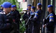 Policías europeos de Eulex en Kosovo Policías europeos de Eulex en Kosovo