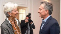 La presidenta del FMI, Lagarde, y el presidente de Argentina, Macri La presidenta del FMI, Lagarde, y el presidente de Argentina, Macri