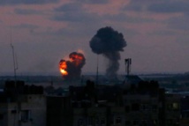Un bombardeo israelí en Rafah, al sur de la franja de Gaza