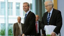 Los ministros alemanes Röttgen y Brüderle Los ministros alemanes Röttgen y Brüderle