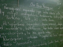 Un texto en guaraní Un texto en guaraní