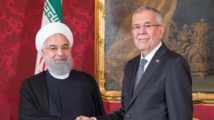 Rohani-a la izquierda-y Van der Bellen Rohani-a la izquierda-y Van der Bellen
