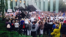 Protestas frente al Tribunal Supremo de Polonia por reforma justicia