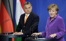 Orban y Merkel Orban y Merkel
