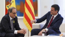 Quim Torra-a la izquierda-y Pedro Sánchez Quim Torra-a la izquierda-y Pedro Sánchez