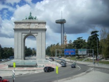 El Arco de la victoria, en Madrid