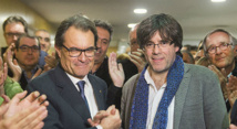 Artur Mas-a la izquierda-y Carles Puigdemont Artur Mas-a la izquierda-y Carles Puigdemont