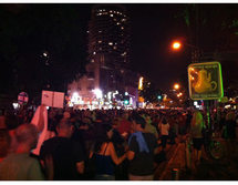 La manifestación en Tel Aviv