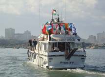 El Dignity, uno de los barcos que fue a Gaza