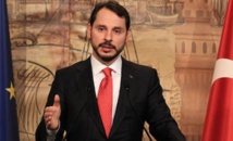 El ministro turco de Finanzas Berat Albayrak El ministro turco de Finanzas Berat Albayrak