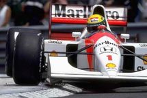 Ayrton Senna, en su Mclaren
