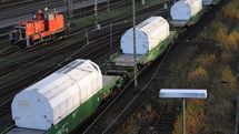 El tren con residuos nucleares El tren con residuos nucleares
