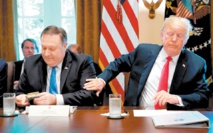 Pompeo-a la izquierda-y Trump Pompeo-a la izquierda-y Trump