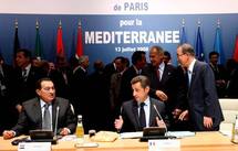 Mubarak y Sarkozy, en la primera reunión de la UPM