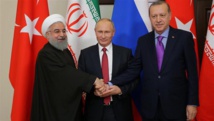 Los presidentes de Irán, Rusia y Turquía Los presidentes de Irán, Rusia y Turquía