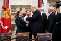 Trump con los ministros mexicanos