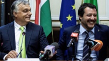 Orban-a la izquierda-y Salvini Orban-a la izquierda-y Salvini