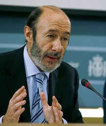 Alfredo Pérez Rubalcaba, vicepresidente del gobierno español