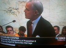 Charles Cooper, abogado de los opositores al matrimonio homosexual, interviene en el juicio Charles Cooper, abogado de los opositores al matrimonio homosexual, interviene en el juicio