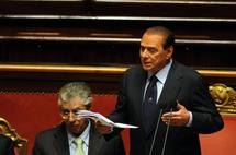 Berlusconi y Bossi Berlusconi y Bossi