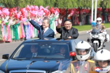 Los presidentes de las dos Coreas