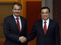 Rodríguez Zapatero y Li Keqiang