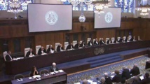 Los jueces de la Corte Internacional de Justicia.