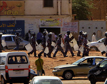 Policias sudaneses