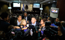 Welsy Vásquez hablando con periodistas Welsy Vásquez hablando con periodistas