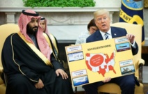 Muhammad Bin Salman-a la izquierda-y Donald Trump Muhammad Bin Salman-a la izquierda-y Donald Trump