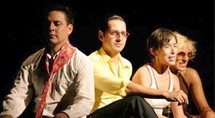 Una escena de “Di cosas bien”, del director y dramaturgo boliviano Eduardo Calla.