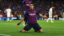 Luis Suárez celebra un gol Luis Suárez celebra un gol