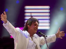 El cantante Roberto Carlos