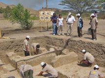 Templo en la región de Lambayeque, Perú.