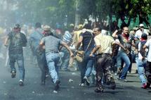 Una de las anteriores manifestaciones de maestros en Honduras.