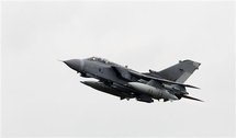 Un avión británico Tornado.