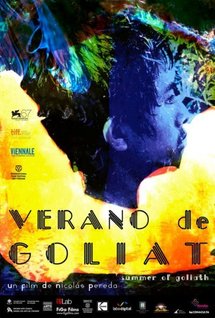 Cartel de la película Verano de Goliat.