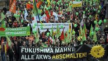 Manifestación en Köln, Alemania, contra la energía nuclear.