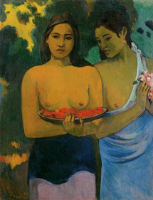 EEUU: una mujer ataca un cuadro de Gauguin por mostrar mujeres desnudas