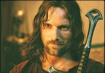 Viggo Mortensen, en El señor de los anillos. Viggo Mortensen, en El señor de los anillos.