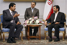 Nicolás Maduro-izquierda-y Mahmud Ahmadinejad.
