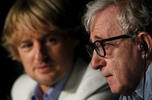 Woody Allen y, a la izquierda el actor Owen Wilson.