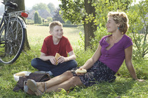 Imagen de la película Le gamin au vélo, de Jean-Pierre y Luc Dardenne