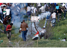 Choques en la frontera entre Siria y Palestina.