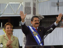 Xiomara Castro y Manuel Zelaya.